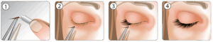 myLashes - Künstliche Wimpern, Wimpernkleber Anleitung